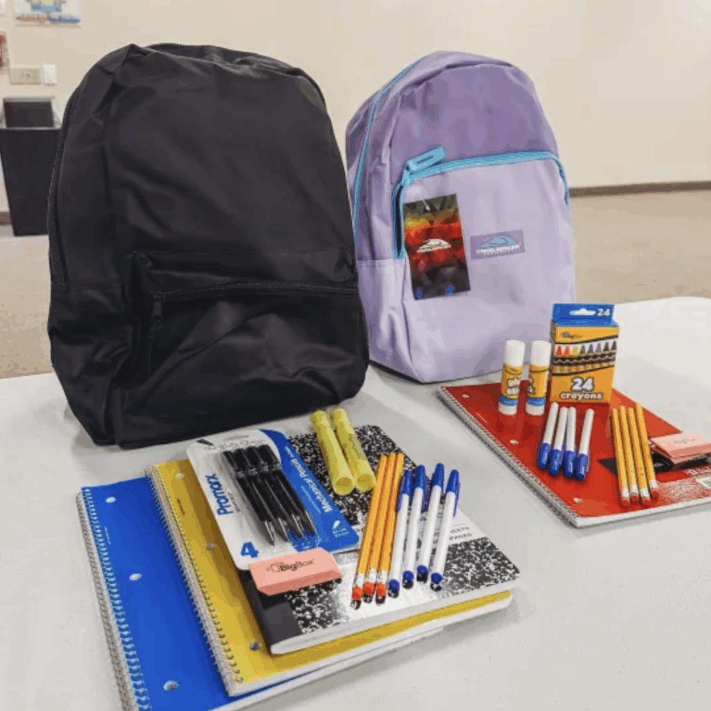 Child & Family Center and Elks Lodge Donate 300 Backpacks for 2025-2026 School Year