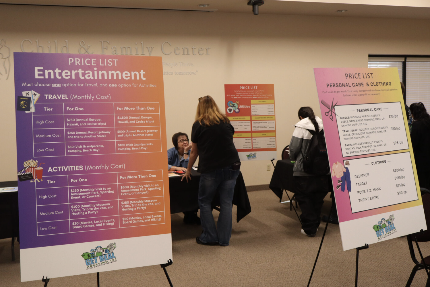 Child & Family Center hosts “Get Real: Adulting 101” for JCI’s and Bowman students