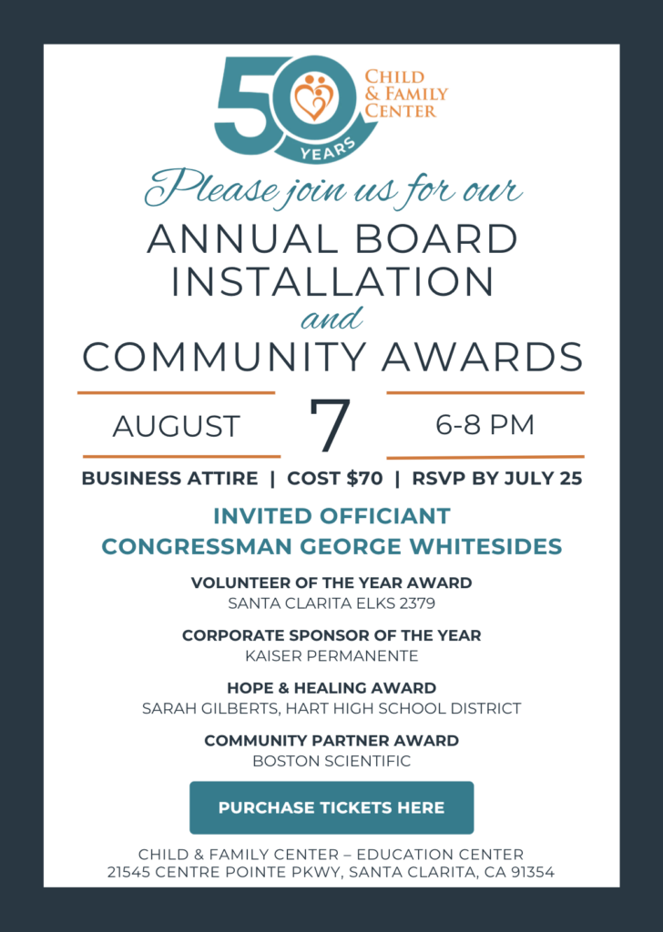 Child & Family Center - Board Installation & Community Awards 2026