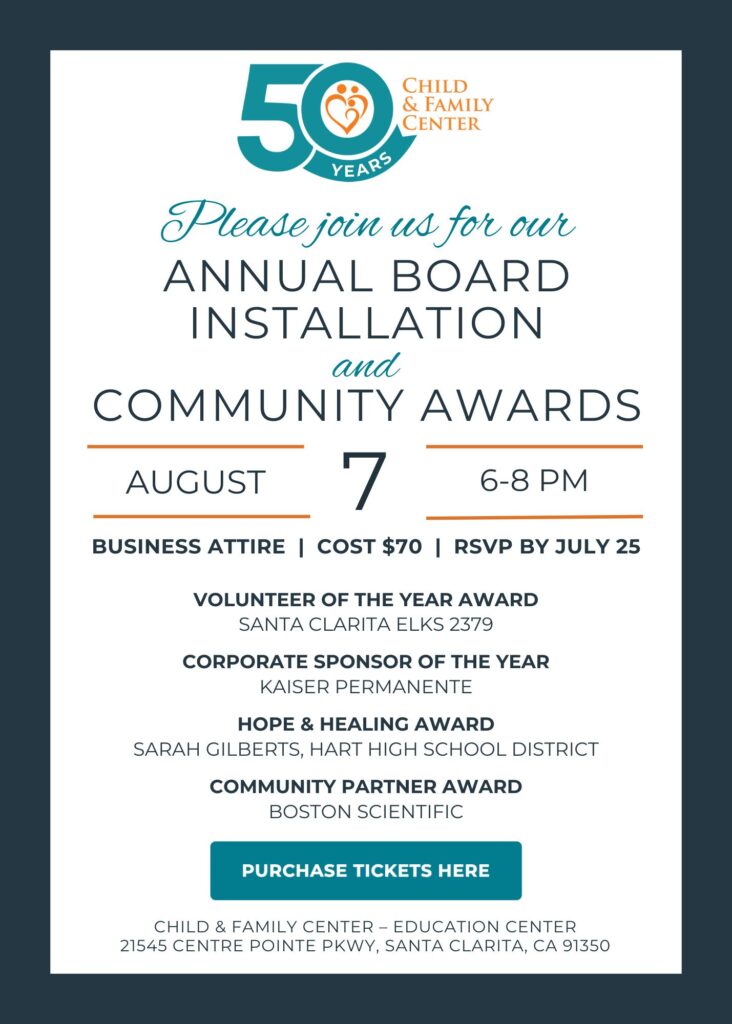 Child & Family Center Annual Board Installation and Community Awards