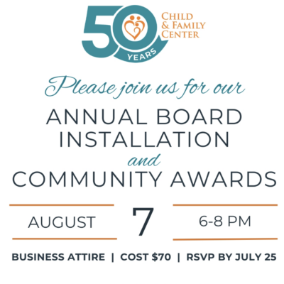 Child & Family Center Annual Board Installation and Community Awards