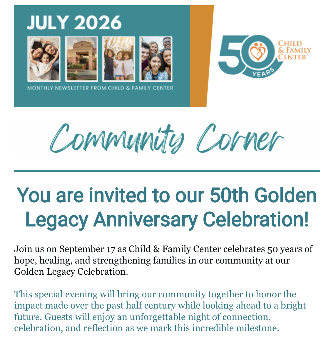 July 2026 Newsletter